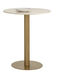 Iska Cream / Antique Gold Bar Table